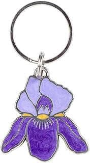 Image of Pewter Iris Keychain by the company DANFORTH PEWTER.