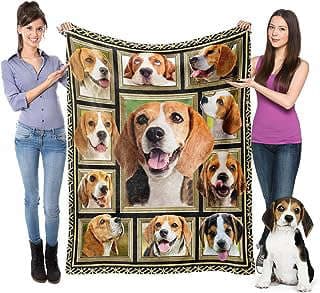 Image of Beagle Print Throw Blanket by the company Danyuejie.