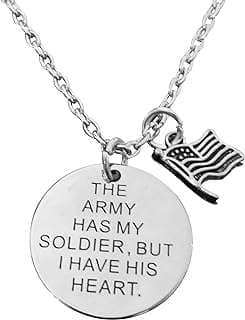 Image of Army Themed Flag Necklace by the company DartFellas.