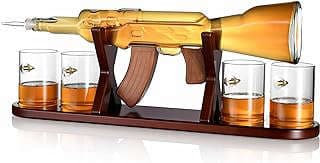 Image of Gun Whiskey Decanter Set by the company Daulia.