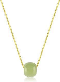 Image of Gold Plated Jade Necklace by the company DAUMIER.