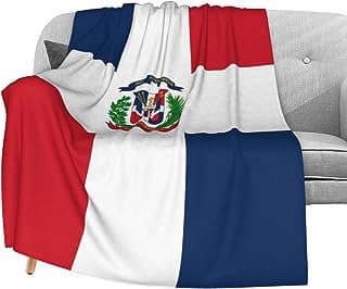 Image of Dominican Republic Flag Blanket by the company Decaistore.