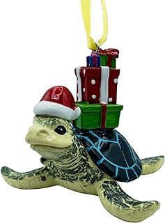 Image of Sea Turtle Resin Ornament by the company December Pets.