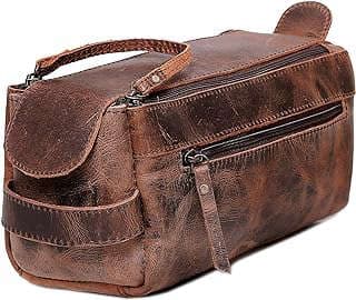 Image of Leather Toiletry Travel Bag by the company DHK USA.
