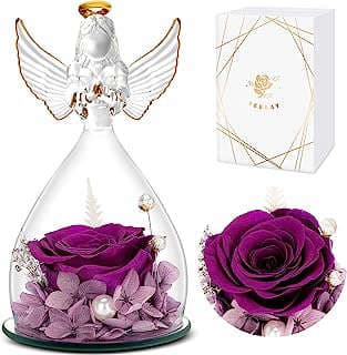 Image of Angel Figurine Preserved Rose by the company Diames.