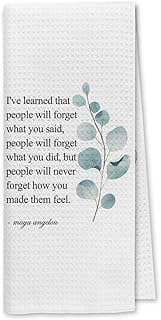 Image of Maya Angelou Quote Kitchen Towels by the company DIBOR shops.