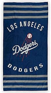 Image of Dodgers Striped Beach Towel by the company DIY Tool Supply.