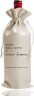 Image of Housewarming Burlap Wine Bags by the company DOI-LANEE.