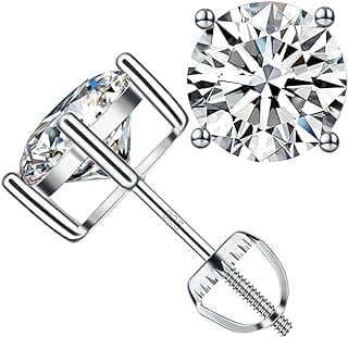Image of Moissanite Diamond Stud Earrings by the company DOLPHINLOVE.