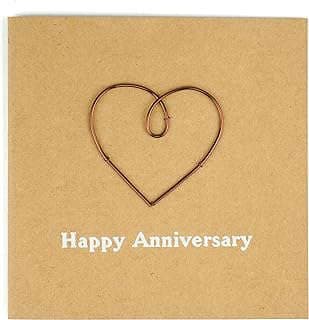 Image of Copper Wire Anniversary Card by the company Dr Hai Craft.