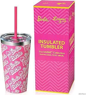 Image of Barbie Stainless Steel Tumbler by the company Dragon Glassware.