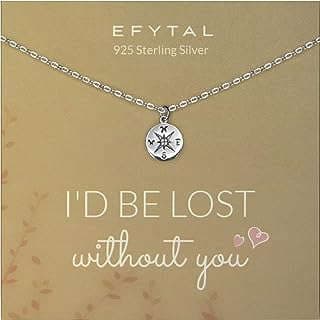 Image of Compass Necklace by the company Efy Tal Jewelry.