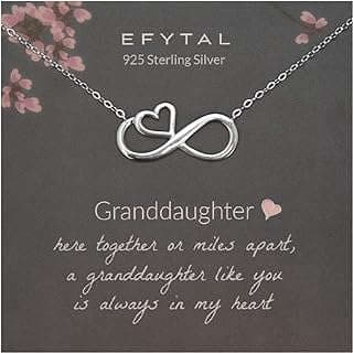 Image of Granddaughter Infinity Necklace by the company Efy Tal Jewelry.
