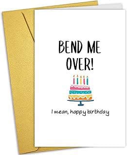 Image of Funny Naughty Birthday Greeting Card by the company Ehangy.