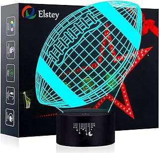 Image of Football 3D Illusion Night Light by the company Elstey.