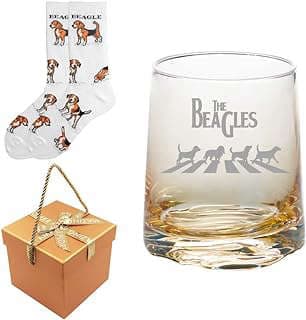 Image of Gold Whiskey Dog Glass Tumbler by the company Etchpress.