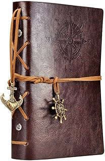Image of Leather Writing Journal Notebook by the company evzinc.
