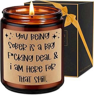 Image of Sobriety Themed Candle by the company Fairy's Gift.