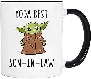 Image of Yoda Themed Son-In-Law Mug by the company FamilyTeePrints.