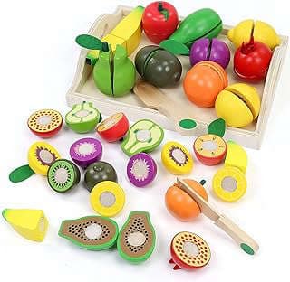 Image of Wooden Play Food Set by the company familytime1884.
