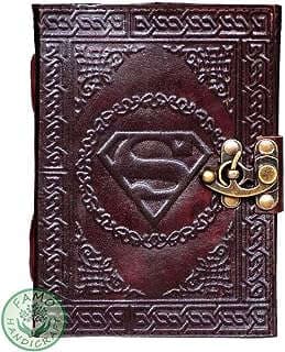 Image of Leather Journal Superman Emblem by the company Famo Handicraft.