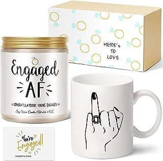 Image of Engaged AF Soy Wax Candle by the company FantasyPara Gifts.