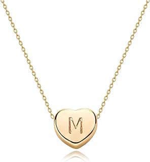 Imagen de Collar Corazón Inicial Dorado de la empresa Fettero Jewelry.
