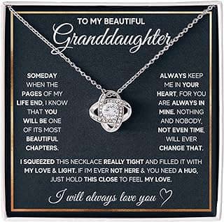 Image of Granddaughter Necklace with Message Card by the company FG Family Gift Mall.