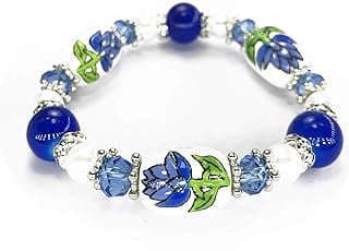 Image of Beaded Flower Bracelet Jewelry by the company Fiona Accessories.
