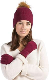 Image of Cashmere Hat and Gloves Set by the company Fishers Finery.