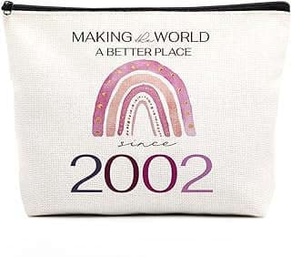 Image of Makeup Bag with Rainbow Design by the company FKOVCDY.