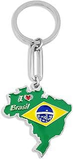 Image of Brazil Flag Keychain by the company FlagsAndSouvenirs.