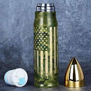 Image of Camouflage American Flag Tumbler by the company Flyaway-US.