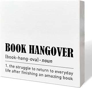 Image of Book Hangover Wooden Sign by the company FOIYN.