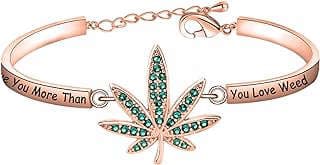 Image of Marijuana-Themed Love Bracelet by the company FOTAP.