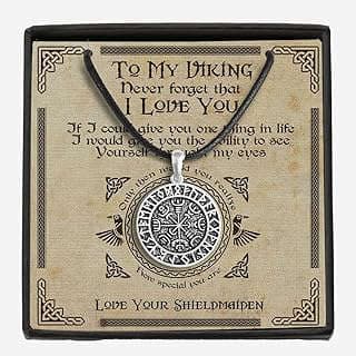 Image of Men's Viking Necklace Jewelry by the company FoxGiftsCo.