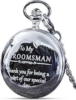 Image of Engraved Groomsman Pocket Watch by the company Frederick James.