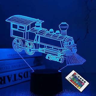 Image of Train 3D Illusion Night Light by the company FULLOSUN.