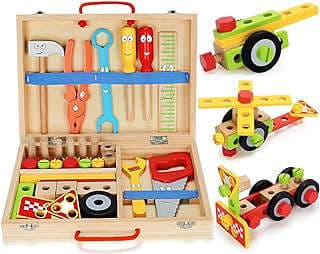 Image of Kids Wooden Tool Set by the company Fungogogo.