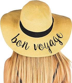 Image of Women's Embroidered Beach Sun Hat by the company Funky Junque.
