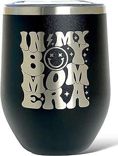 Image of Black Insulated Wine Tumbler by the company Funny Bone Drinkware.