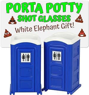 Image of Porta Potty Shot Glasses by the company FunWares.