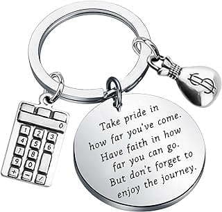 Image of Accountant Themed Keychain by the company FUSTYLE.