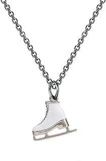 Image of Ice Skate Pendant Necklace by the company FUSTYLE.