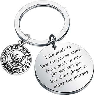 Image of Military Keychain Deployment Gift by the company FUSTYLE.