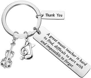 Image of Violin Teacher Appreciation Keychain by the company FUSTYLE.