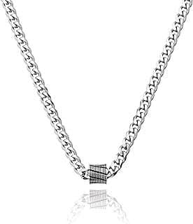 Image of Stainless Steel Bead Pendant Necklace by the company Galis Jewelry's.