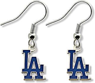 Image of Dodgers Logo Earrings by the company GameDay Wear.