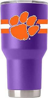 Image of Clemson Tigers Purple Tumbler by the company Gametime Sidekicks - Carry Your Team.