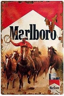Image of Marlboro Tin Sign Painting by the company GCOCL.